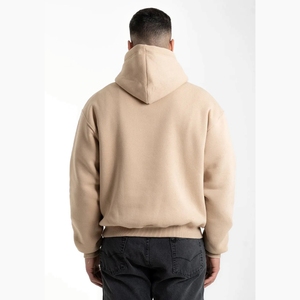 Venta al por mayor de calidad Puff de impresión de peso pesado de algodón con capucha de los hombres de gran tamaño de impresión personalizada de lujo pulóver de algodón sudaderas con capucha personalizadas - Product Image 4