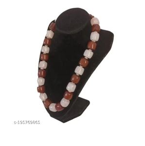 Collar de cuentas Rojas rosas de resina chapadas en oro de excelente calidad, joyería de moda para fiestas de boda de mujer para regalar - Product Image 4