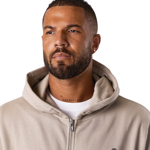 Sweat à capuche pour homme en molleton épais 100% coton, avec poche, écologique, coupe classique, pour la salle de sport, l'entraînement, le streetwear - Product Image 3