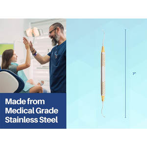 Kit de Instrumental para Higiene Dental (10 Piezas) Incluye Espejo, Sondas, Pinzas, Raspadores, Sondas Periodontales, Curetas Set al por Mayor 2026 - Product Image 6