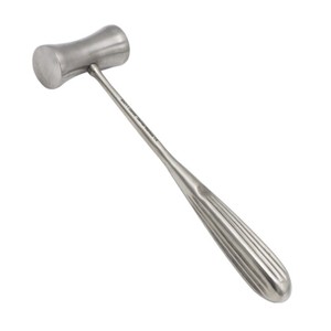 Maillet Hajek 20cm 27mm tête 198g coupe-os manuel en acier inoxydable par Medzora Surgical - Product Image 1