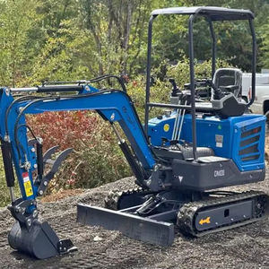 LIVRAISON GRATUITE Mini-excavatrice CGF DM20 13,5 CV, commande pilote, bras oscillant, lame de 50 pouces, godet de 16 pouces, homologuée EPA CE, pouce hydraulique - Product Image 1