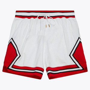 Custom High Quality Premium Heat-Transfer Printed <b>Black</b> Basketball Mesh <b>Shorts</b> Elastic Waist Drawstring 100% Polyester - Product Image 3
