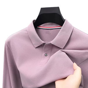 Camisa de Manga Corta para Hombre, Color Sólido Personalizado, Mezcla de Algodón Informal con Cuello, Prenda Informal Perfecta, OEM ODM - Product Image 1