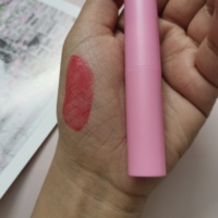 Fard à joues liquide DIY effet velours mat rouge-orange, teinte rose écran solaire waterproof pour peaux claires, teinte lèvres et joues, brillant à lèvres