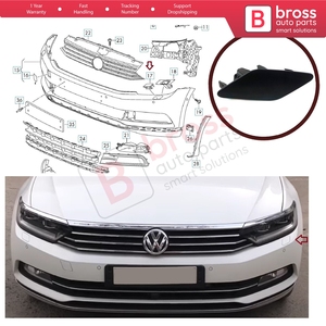 BSP1019-1 Cache de lave-phare gauche 3G0807937 pour Passat B8 3G 2015-2019 - Product Image 5