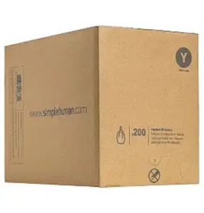 SIMPLEHUMAN, LLDPE, Bolsas de Basura Resistentes y Personalizadas - Product Image 1