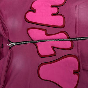 Sudaderas con cremallera de algodón personalizadas para hombre Sudaderas 100% de algodón con serigrafía Logotipo OEM Ropa de calle y ropa informal - Product Image 5