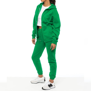 Ensemble de survêtement professionnel personnalisé en coton 100% imprimé et brodé, sweat-shirt et pantalon de jogging - Product Image 1