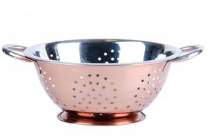 Colador de acero inoxidable de estilo moderno para uso doméstico, colador de comida y frutas duradero, elegante - Product Image 6