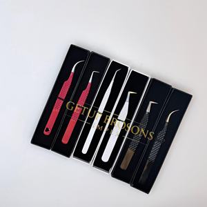 GETUP BROSONS IMPEX GBI-EET-2758 Acier inoxydable, revêtement en poudre lisse noir/blanc/rouge, design découpé en forme de cœur, cils - Product Image 6