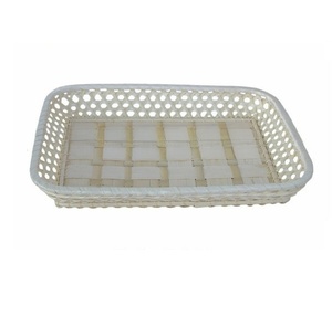 Precio de fábrica, cesta de almacenamiento de bambú rectangular, Material de ratán Natural 100%, Vietnam plegable de organizador, organizador de bandeja de comida de cocina - Product Image 1