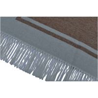 Poncho-Écharpe Réversible Jacquard Doux et Chaud d'Hiver BLUE PHOENIX pour Femme, 35 % Laine 20 % Acrylique 45 % Nylon, Châle 35 % Laine 20 % Acrylique