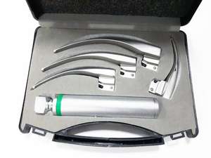 Juego de laringoscopio LED portátil de alta calidad, herramienta quirúrgica de intubación médica convencional de potencia Manual reutilizable ligera - Product Image 2