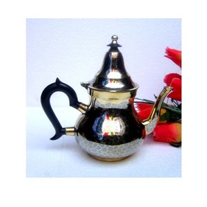 Home Kitchen Coffee and Tea Serving Silver Plated Finishing <b>Utensils</b> <b>Pot</b> Modern Design Table Decorative Tea Kettle - Product Image 2