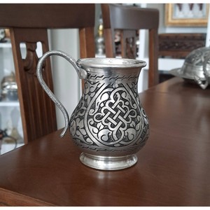 Nueva Taza Metálica para Beber en Aluminio Estilo Antiguo para Artesanía, Taza Moscow Mule Increíble con Asa - Product Image 3