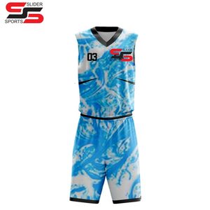 Uniformes de basket-ball personnalisés respirants et à séchage rapide pour jeunes et adultes fabriqués avec impression par sublimation - Product Image 4