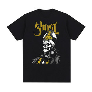 Camiseta de Manga Corta con Estampado para Hombre y Mujer, Unisex, Talla Grande, Estilo Urbano Moderno, 100% Algodón, Ajuste Cómodo e Informal - Product Image 2
