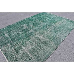 พรมขนสัตว์สีเขียวแบบตุรกีขนาด6.9x10.6ฟุตพรมปูพื้นแบบแบนสำหรับห้องนั่งเล่นเทคนิค3D ทำจากยาง - Product Image 2