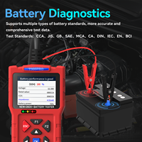 TopDiag T300 Pro 2 en 1 OBD2 escáner profesional de coche probador de batería herramienta de diagnóstico lector de código de falla del motor comprobar la luz del motor