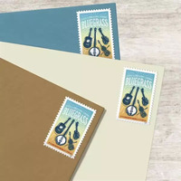 2024 Usa International Postage Mail Floral Post Timbres Autocollant Us Forever Postal Mailing Stamp Roll Flower Stamping Local Stock