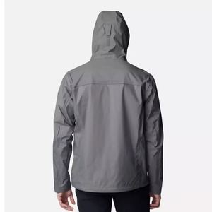 เสื้อโค้ทกันฝนสะท้อนแสงสำหรับผู้ชายเสื้อกันฝนกันน้ำรถจักรยานยนต์กันน้ำและกันลมเสื้อคลุมกันฝนสีเทา - Product Image 2