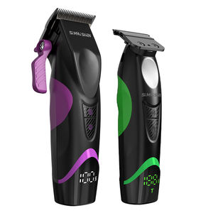 Cortadora de Pelo Profesional con Cuchillas de Acero Inoxidable de Alta Velocidad, Motor Vectorial Avanzado, Pantalla LCD, Ajustable, para Hotel - Product Image 1