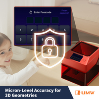 Machine de gravure laser UMW précise, graveur laser métallique pour bijoux avec design