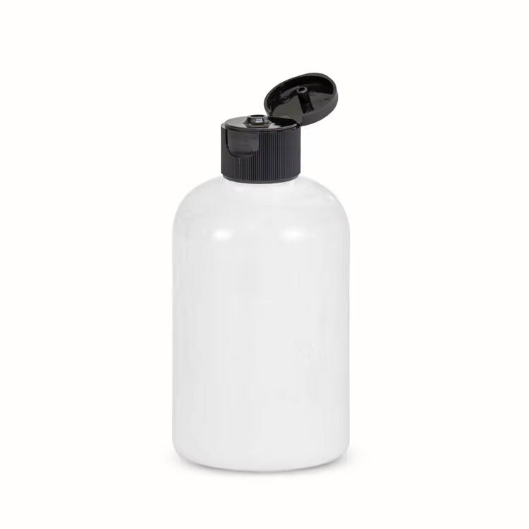 bottle with flip top cap