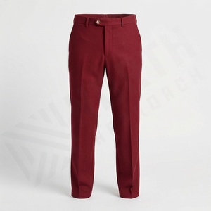Wholesale Blank Office Khaki Mens Business Pants Cotton Spandex Chino Casual Trousers Customized Color Durable Comfortable - Product Image 1