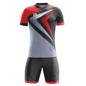Vente en gros de qualité supérieure unisexe taille plus drapeau football uniformes ensembles respirants pour adultes taux chaud - Product Image 2