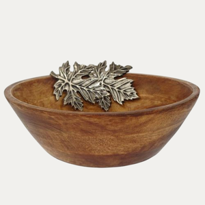 Ensaladera de madera ecológica hecha a mano, diseño moderno elegante, vajilla de madera de arce Natural, accesorios para restaurante de Hotel - Product Image 1