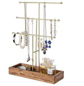 Ensemble de présentoirs à bijoux en laiton personnalisés présentoirs à bijoux pour colliers base en laiton et emballage d'échantillon gratuit personnalisé - Product Image 4