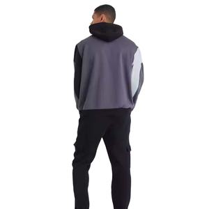 Pull à capuche tendance 100% coton pour hommes Logo personnalisé imprimé coupe surdimensionnée avec 450 GSM poids lourd pour l'hiver - Product Image 2