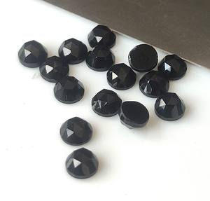 หินอัญมณีสีดำธรรมชาติทำด้วยมือขนาด3มม.-6มม. สำหรับทำเครื่องประดับ - Product Image 4