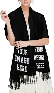 Tissu d'écharpe en satin imprimé personnalisé de haute qualité avec service d'étiquetage blanc pour la promotion et le marketing des entreprises - Product Image 4