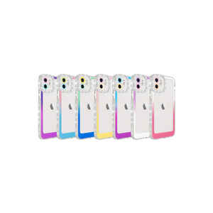 Funda de Silicona con Purpurina Degradada de Lujo Netzy para iPhone 11, Funda Protectora Suave a Prueba de Golpes, Función Antihuellas, Estilo INS - Product Image 2