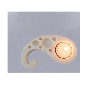 Mármol tradicional Diya Bellamente pulido hecho a mano Pooja Lámpara de aceite para templos Casas para rituales Festivales de meditación - Product Image 1