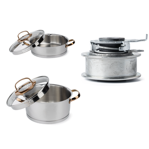 Composants en acier personnalisés résistants à la chaleur professionnels pour casseroles et chaudières industrielles - Product Image 6