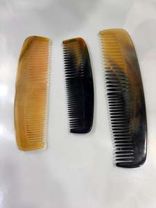 Peine de Cuerno de Búfalo Natural Ecológico Hecho a Mano para Masaje de Barba y Cabello, Colores Aleatorios, Multiusos, Diferentes Tamaños - Product Image 4