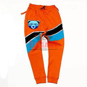 Chándal bordado con logotipo personalizado unisex con capucha, sudadera para hombre, conjuntos de capucha y Pantalones estampados abullonados - Product Image 5