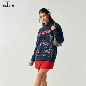 เสื้อฮู้ดสวมหัวถักโอเวอร์ไซส์มาใหม่เป็นมิตรกับสิ่งแวดล้อมไหล่ตกระบายอากาศได้เสื้อผ้าแนวสตรีทลำลองสำหรับฤดูหนาว - Product Image 3