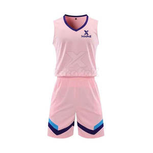 2022 uniforme de basket-ball Logo personnalisé de haute qualité léger Polyester respirant vêtements de sport de plein air pour grande taille été Plus - Product Image 1