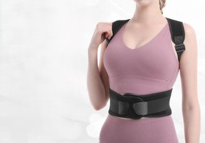 Réglable Respirant Polyester Nylon Écologique Léger Posture Correcteur Bien-Être Lombaire Épaule Soutien Ceinture Dos Corps - Product Image 3