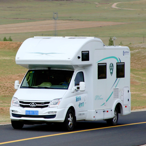 V80c 6m RV Caravana Techo alto Gran espacio Autocaravana con muebles <span class=keywords><strong>Dos</strong></span> camas dobles Inodoro Baño Ducha <span class=keywords><strong>para</strong></span> viajes familiares - Product Image 3