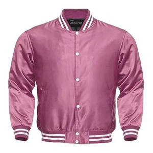 Customized Embroidery Satin Bomber <b>Jackets</b> Custom Satin Bomber Baseball Varsity <b>Jackets</b> for Adult Design Unisex - Product Image 4