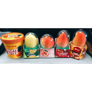 Tasse à crème glacée Bitez fruitée de haute qualité Prix de gros Saveurs assorties Noix de coco Ananas Mangue Papaye Fraise Chocolat - Product Image 6