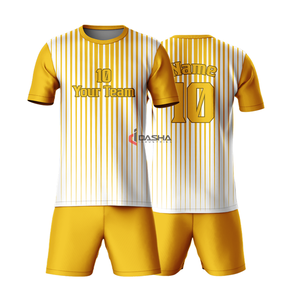 Camiseta de fútbol juvenil del equipo Camiseta de fútbol de manga corta 100% Poliéster Camiseta de fútbol de alta calidad Uniforme de fútbol - Product Image 6