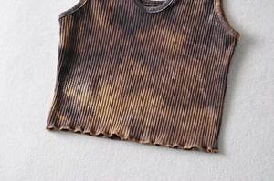 Camisetas de Tirantes Casuales Retro de Algodón 100% para Mujer, Moda Verano 2024, Cuello Redondo, Estilo Dulce - Product Image 5