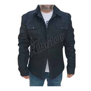 Chaqueta de lona de alta calidad personalizada para hombre chaquetas de carga personalizadas con logotipo impreso bordado personalizado - Product Image 1